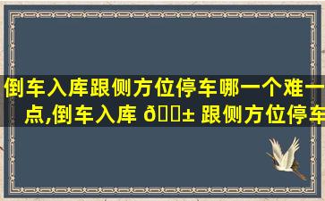 倒车入库跟侧方位停车哪一个难一点,倒车入库 🐱 跟侧方位停车哪一个难一点呢